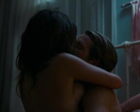 Adria Arjona nude. Hit Man (2023). Nudity and sex scene