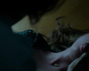 Karen Gillan hot. Sleeping Dogs (2024) Dressed sex scene