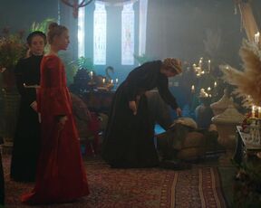 Alba August, Emily Beecham hot - Stockholm Bloodbath (2023) sexy scenes