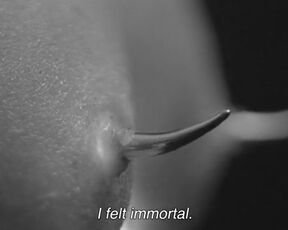 Nathalie Richard topless, Christa Théret, Agata Buzek, Claire Duburcq nude. She Is Conann (2023) erotic scene
