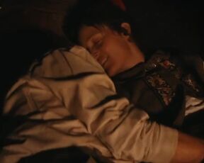 Vicky Krieps sexy. The Dead Don't Hurt (2023). Hot Movie Scene