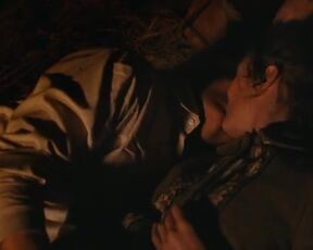 Vicky Krieps sexy. The Dead Don't Hurt (2023). Hot Movie Scene