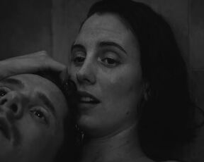 Laura Farisè nude. Sunday Poem (2021) Toless Actress in thriller scene (bathroom)