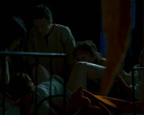 Mélanie Thierry sexy. Party of Fools (2023). Historical Hot Movie Scenes