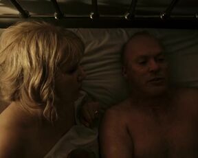 Joanna Kulig hot, Nicole Reddinger sexy. Knox Goes Away (2023). Bedroom Scene