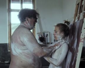 Hannah Prasse nude, Sandra Tirre topless. Aphasie (2022). Lusty Nudity Sex Scenes