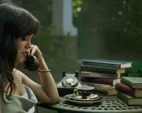 Celebs Hot Scenes Jenna Ortega hot, Gideon Adlon sexy, Dagmara Dominczyk hot - Miller's Girl (2024)