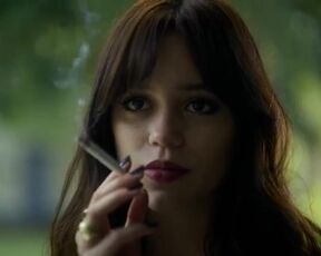 Celebs Hot Scenes Jenna Ortega hot, Gideon Adlon sexy, Dagmara Dominczyk hot - Miller's Girl (2024)