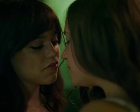 Celebs Hot Scenes Jenna Ortega hot, Gideon Adlon sexy, Dagmara Dominczyk hot - Miller's Girl (2024)