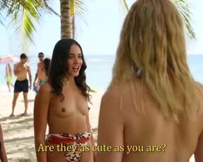 Virginia Gardner hot, Genesis Estevez nude, Esmeralda Felixtopless - Beautiful Wedding (2024)