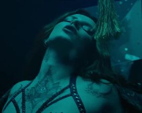 Bella Thorne nude - Rumble Through the Dark (2023) Hot Redhead Actress Scene