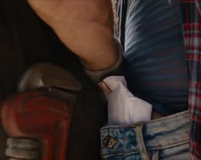 Bella Thorne nude - Rumble Through the Dark (2023) Hot Redhead Actress Scene