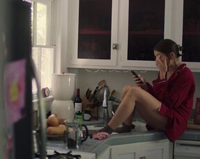 Topless actress Dree Hemingway in the bathtub - Day 47 (2020)