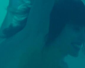 Maïwenn Le Besco nude, Estelle Lefébure naked - Le bal des actrices (2009) Underwater nudity movie scene