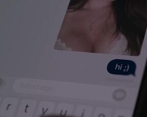 Emilia Jones hot - Cat Person (2023) dressed bedroom sex scene