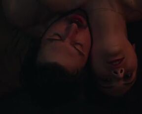 Emilia Jones hot - Cat Person (2023) dressed bedroom sex scene