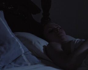 Joanna Whicker sexy - A Savage Nature (2020) hot bed scene