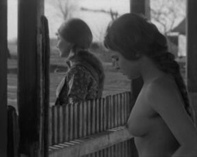 Gór Nagy Mária topless - Csend és kiáltás (1968) Classic Nude Movie Scene