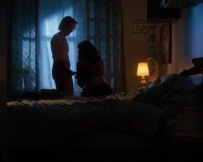 Gwyneth McFall-Gorman sexy - A Night With Lucas and Silvia (2022) sex scene with fake dick