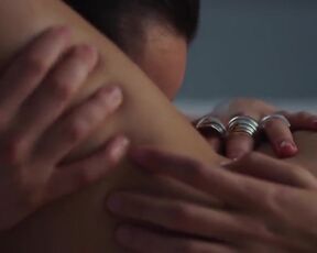 Lesbian Scenes Alma Jodorowsky nude, Jehnny Beth nude - Split s01 (2023)