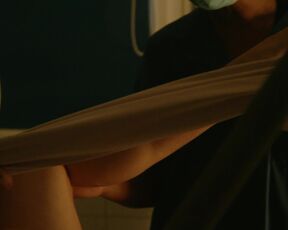 A scene of a baby being born | Hafsia Herzi nude - The Rapture (2023)