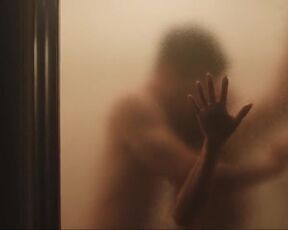 Striptease Scene and Bathroom Sex Idina Menzel, Shantel VanSanten, Emilyne Guglietti nude - American Murderer (2022)