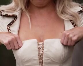 Nikki Osborne nude scene  - The Bush Blonde vs. The World (2022)