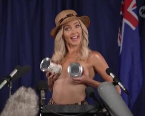 Nikki Osborne nude scene  - The Bush Blonde vs. The World (2022)