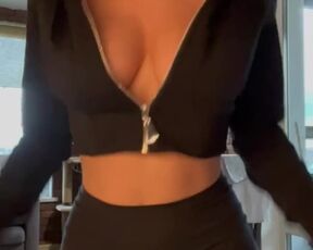 Sports dame chooses to demonstrate baps instead of a face by over_doze - TIK TOK BOOBS