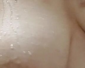 a schoolgirl after a douche determined to paw herself