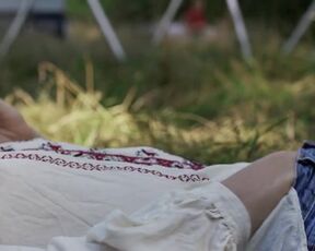 Jana McKinnon, Noemi Nicolaisen, Julia Hummer, Julia Anna Grob etc. nudity - See You in Hell (2022) Topless Scenes