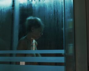 Claudia Gerini topless - Per tutta la vita (2021) Shower scene