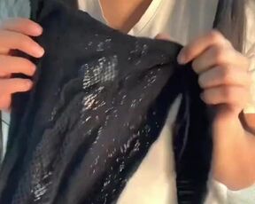 TikTok teenager influencer displays her pussy and boobs