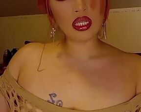 Latina MILF shows her tits in fetish dress