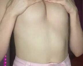 My puffies are standing and prepared for some violent games on my sofa - Flash Tits