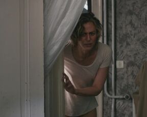 Franziska Machens nude - Lieber Kurt (2022). Sex on the floor and a nydity scene in the bathroom