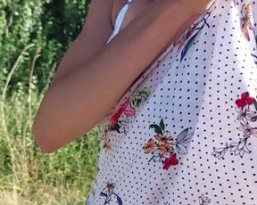 Latina lactating outdoors | fellate my fun bags with milk