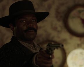 Interrupted Sex Scene Sarah Villegas Nude  - Lawmen Bass Reeves (2023)