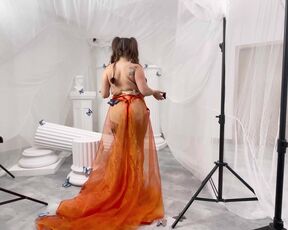 Butterfly and BBW Topless Demmy Blaze