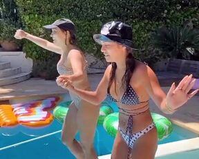 Vanessa and Stella Hudgens HOT - Bikini TIKTOK