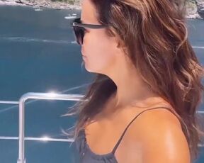 Eva Longoria SEXY TIKTOK Black Bikini