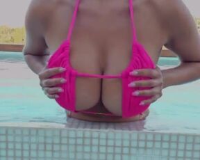 She won't show you her big boobs.