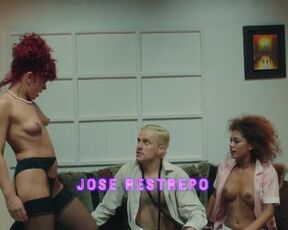 Porn Movie Shooting with Silvia Santamaría sex, Tatiana Ariza nude, etc - El man del porno (2018)