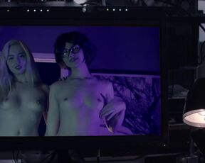 All NUDITY SCENES with Faith West nude, Lexi Lore nude, Liz Jordan naked - AIMEE - The Visitor (2023)