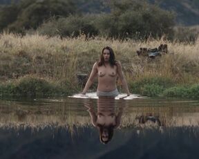 Outdoor Nude & Sex Scene with actress Libby Munro nude - The Hunted (2018)