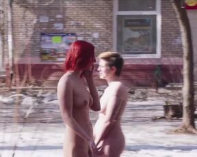 Russian Nudity Scenes with actresses Irma Shein, Gretta Meteleva, Diana Morgoeva nude - Fur coat (2016)