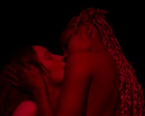 Amandla Stenberg nude, Bobbi Salvör Menuez sexy - My Animal (2023) LESBIAN erotic scenes