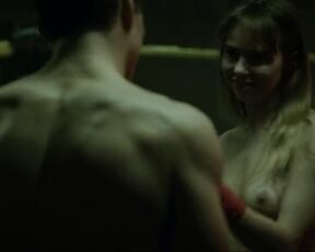 Ariel Rebel nude - The Fight Machine (2022) topless, nude fight episode