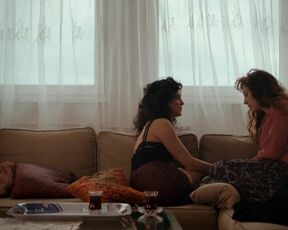 Sascha Ö. Soydan nude, Tanya Erartsin nude - Sevince (2016) Lesbian erotic scene
