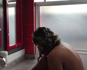 It's my turn to surprise Andrea and steal some of her sweet milk